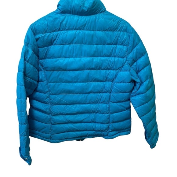 Calvin Klein Packable Premium Down Lightweight Puffer Coat Blue Sz XL Travel - Picture 2 of 8
